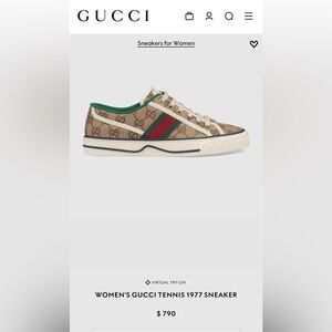 WOMEN'S GUCCI TENNIS 1977 SNEAKER